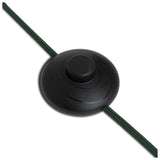 Habitat glass cloche floor lamp with brass stand, imported from the UK