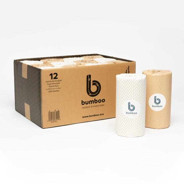 Bumboo - 100% Bamboo Kitchen Rolls   12 per pack GOODS M&S   