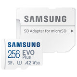 Samsung EVO Plus 256GB microSD memory card, UK version