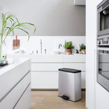 Curver pedal bin silver 65 Litre, UK version