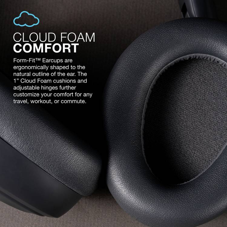 JLab JBuds Lux ANC over-ear wireless headphones Graphite, imported from the UK