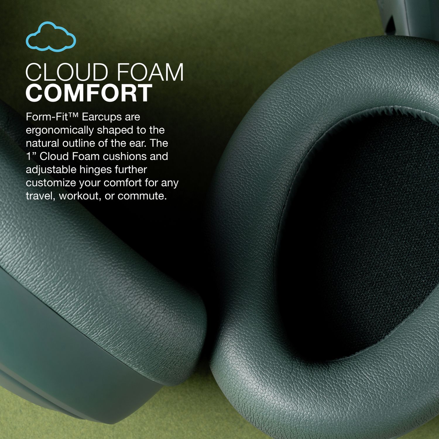 JLab JBuds Lux ANC wireless headphones in Sage - British product