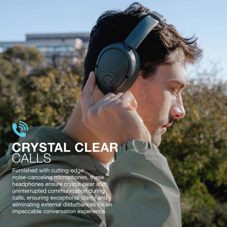 JLab JBuds Lux ANC wireless headphones in Sage - British product