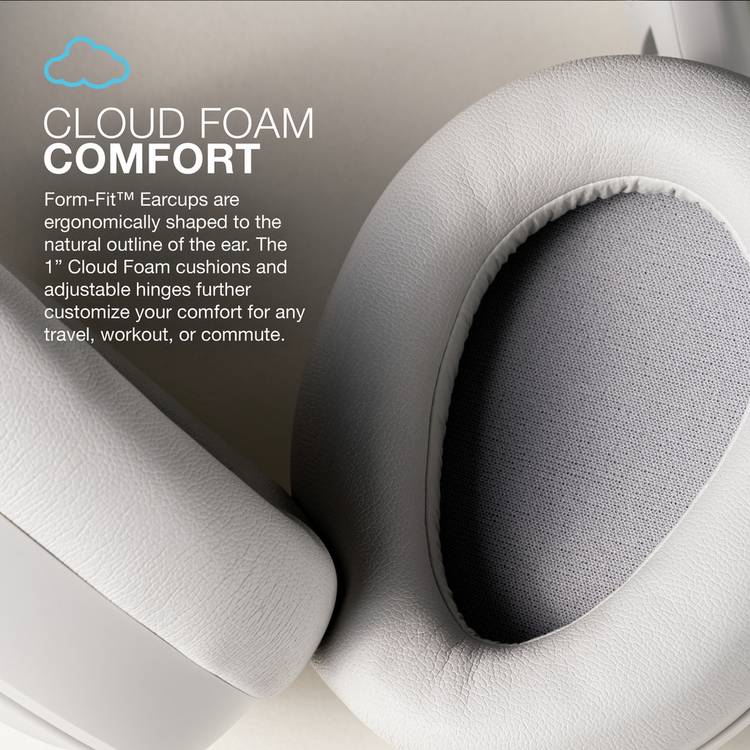 JLab JBuds Lux ANC over-ear headphones Cloud White, UK version