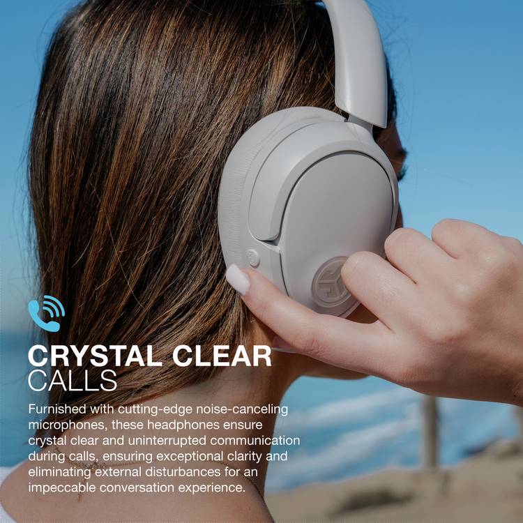 JLab JBuds Lux ANC over-ear headphones Cloud White, UK version