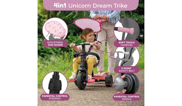 TP Toys Unicorn Dream 4 in 1 Trike GOODS Argos