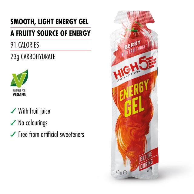 HIGH5 Energy Gel Berry 40g   6 x 44g GOODS M&S   