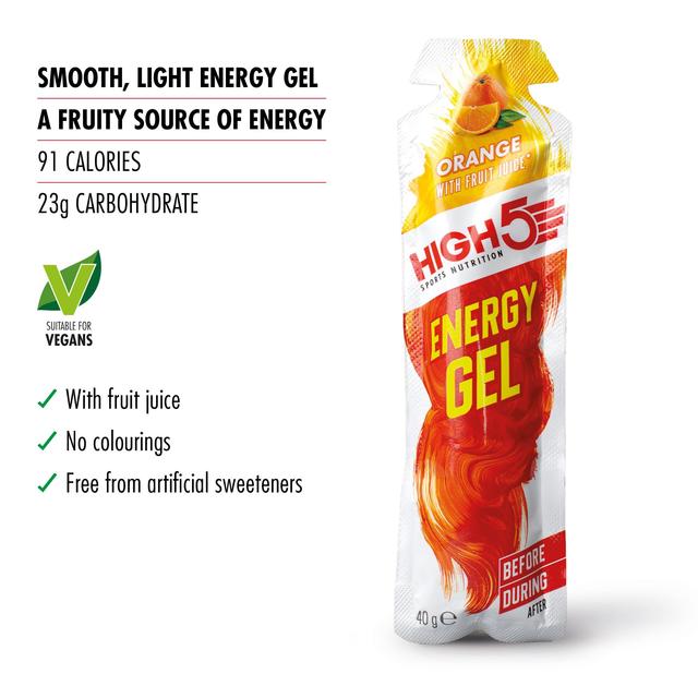 HIGH5 Energy Gel Orange 40g   6 x 44g GOODS M&S   