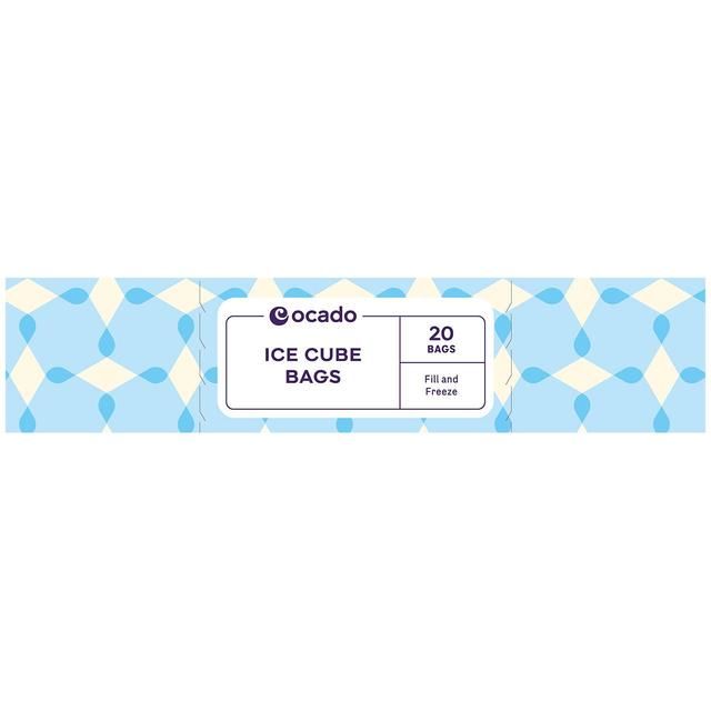 Ocado Ice Cube Bags   20 per pack GOODS M&S   