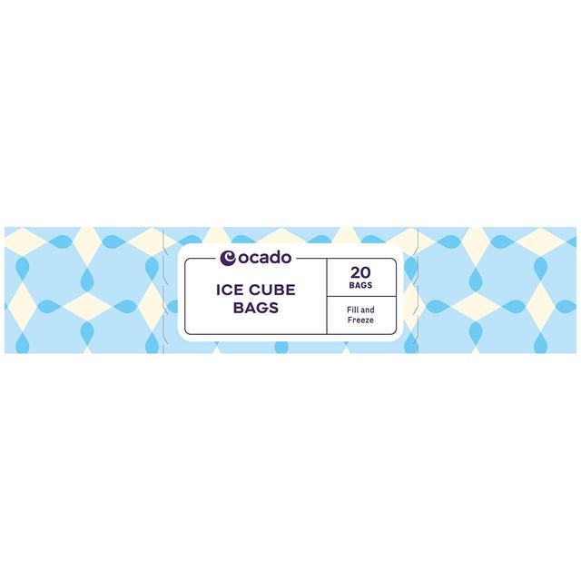 Ocado Ice Cube Bags   20 per pack