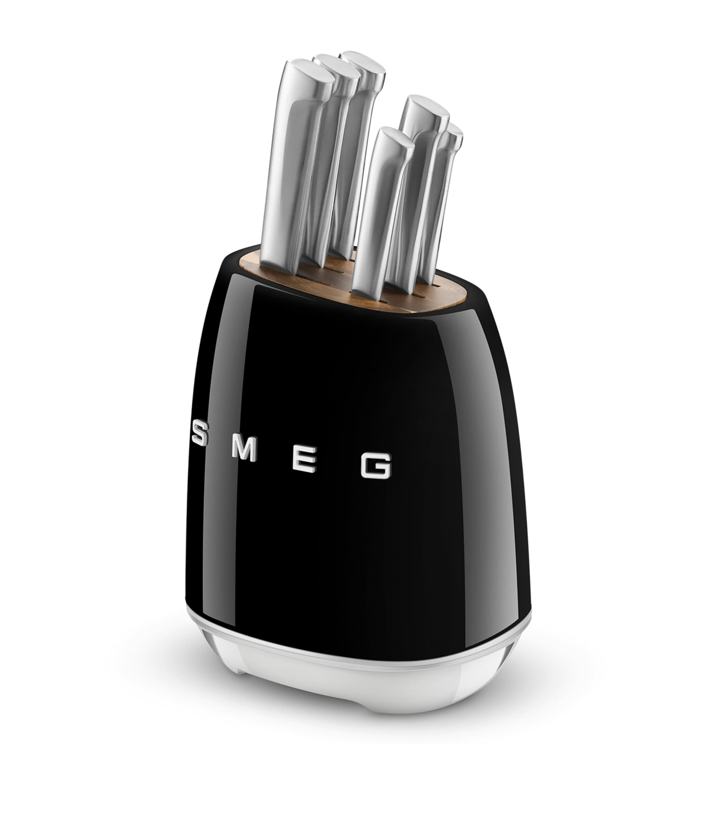 Smeg 6-piece knife block set (British brand)
