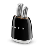 Smeg 6-piece knife block set (British brand)