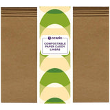 Ocado Compostable Paper Caddy Liners 8L   10 per pack GOODS M&S   