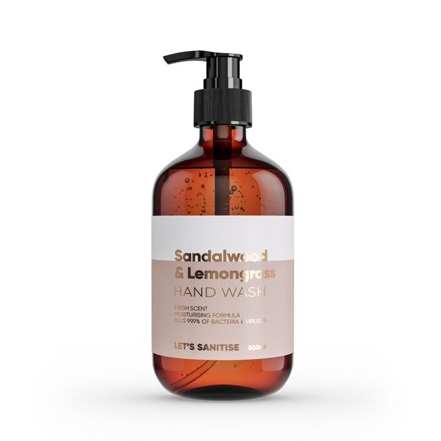 Let's Sanitise Sandalwood & Lemongrass Hand Wash   500ml