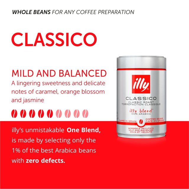 illy Classico Roast Coffee Beans   250g GOODS M&S   