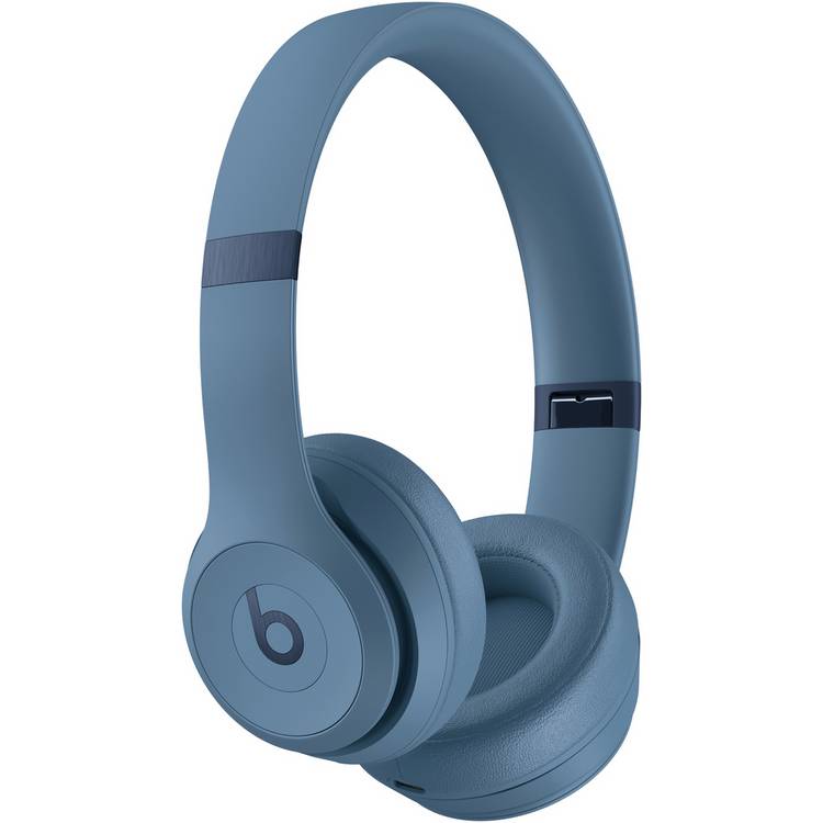 Beats Solo 4 on-ear wireless headphones slate blue, UK version