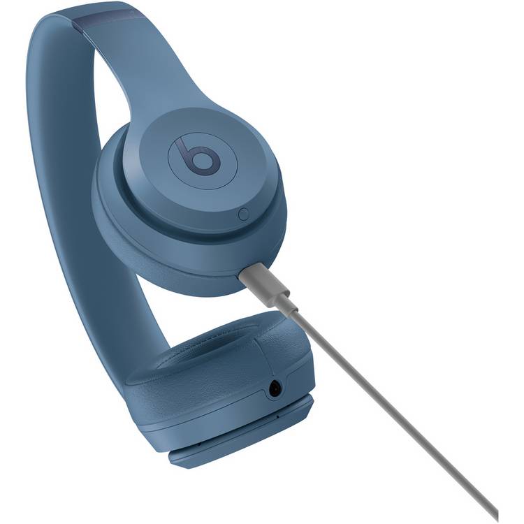 Beats Solo 4 on-ear wireless headphones slate blue, UK version