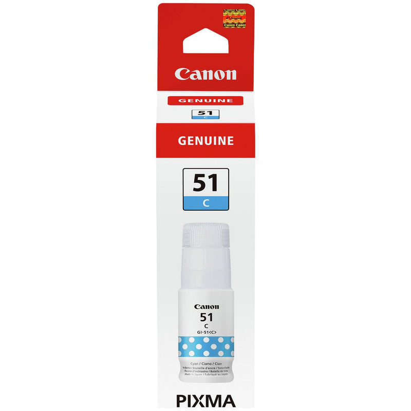 Canon GI-51 cyan ink cartridge 70ml bottle, UK version