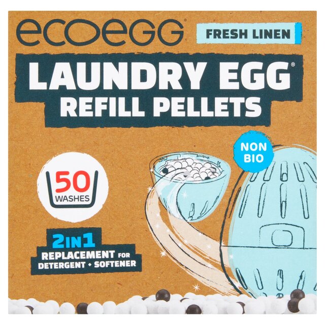 Ecoegg Laundry Pellet Refill Fresh Linen 50 Washes