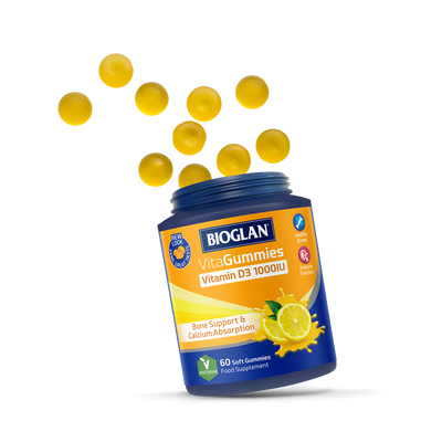 Holland & Barrett Bioglan Gummies Vita Vitamine D3 1000iu Citron 60 - Achetez en ligne sur McGrocer