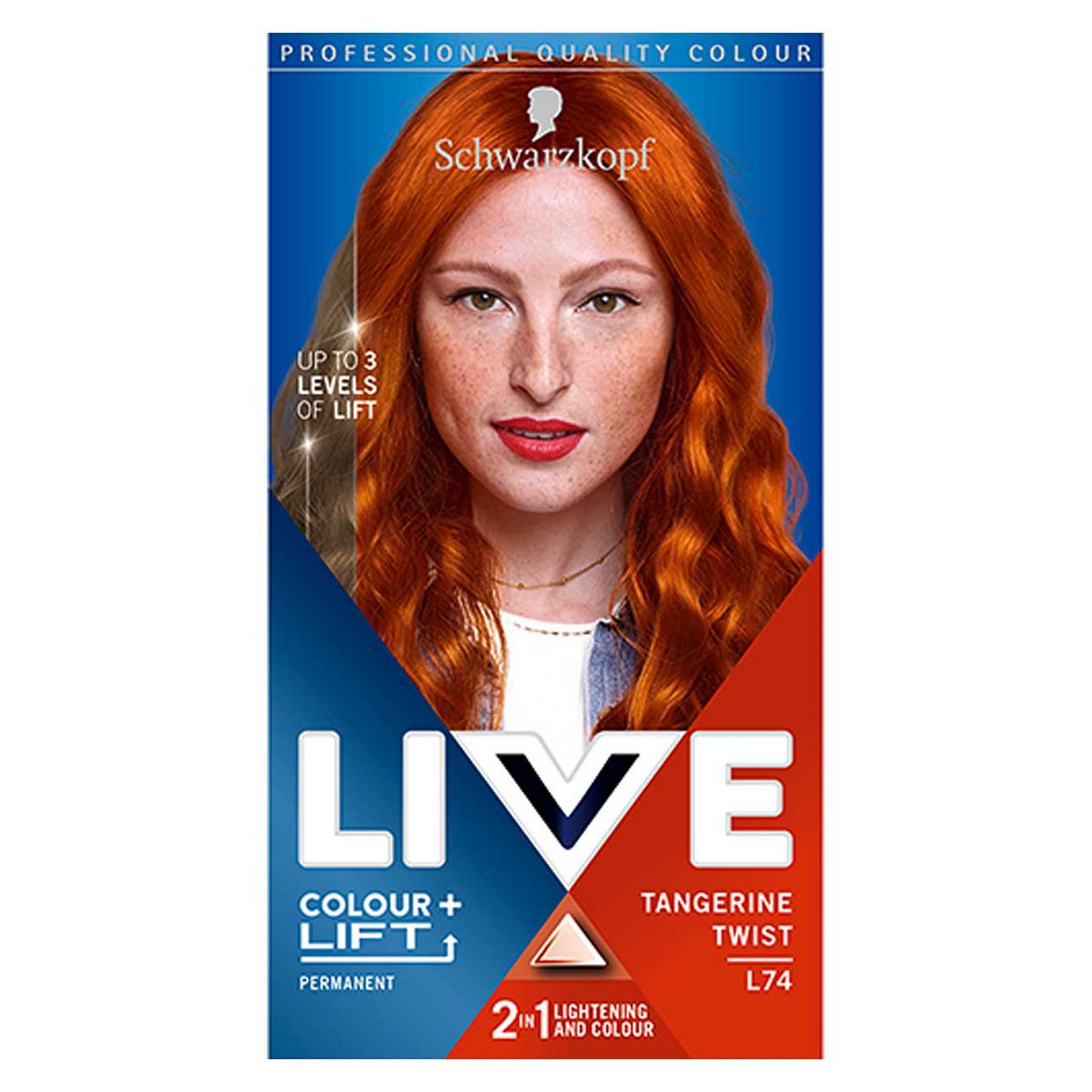 Schwarzkopf LIVE Colour + Lift L74 Tangerine Twist Permanent Hair Dye GOODS Boots   