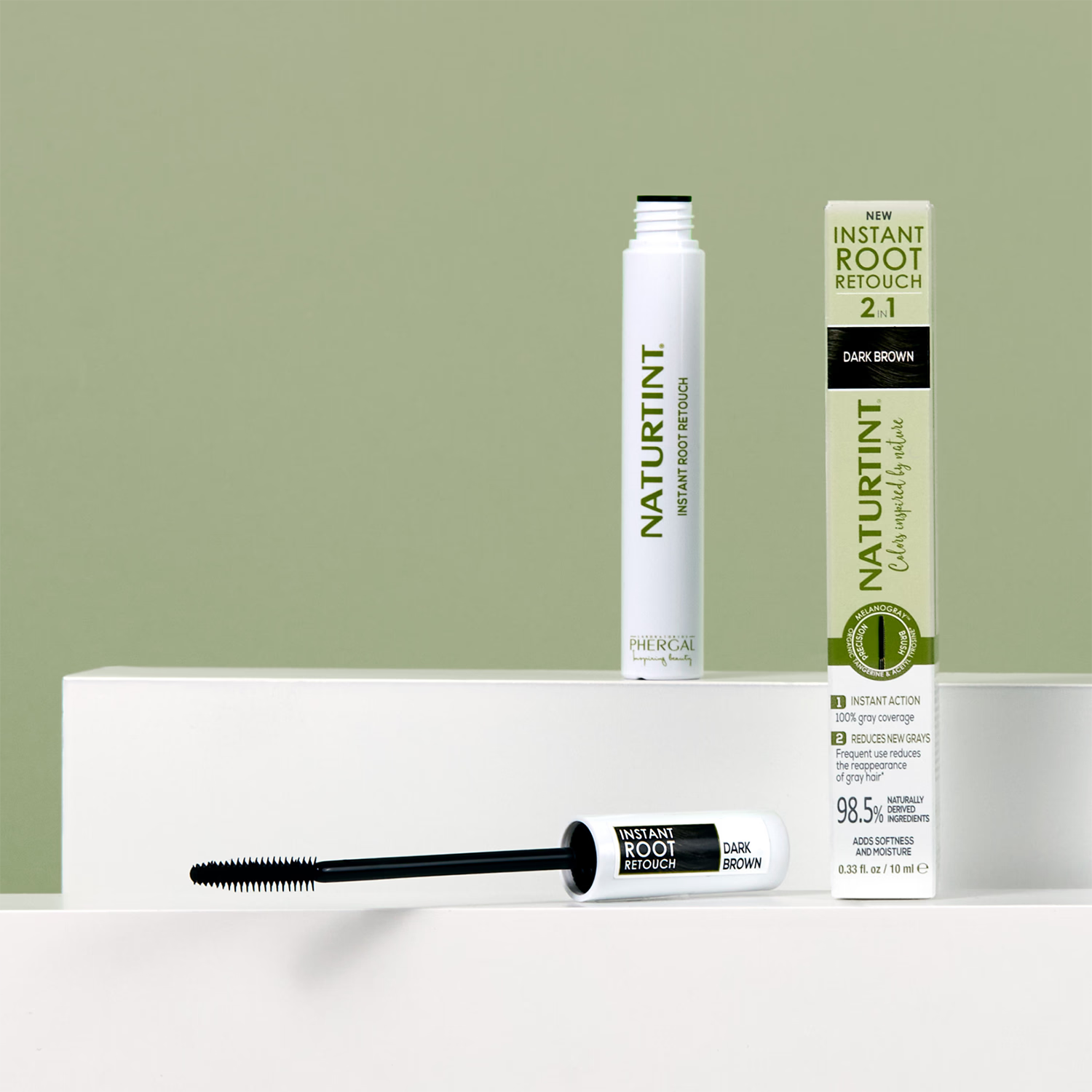 Naturtint root retouch Dark Brown 10ml (British brand)