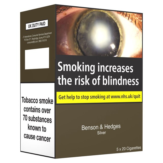 Benson & Hedges Silver Kingsize Multipack   100 per pack