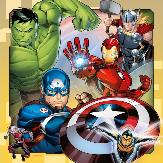 Ravensburger Marvel Avengers Assemble 3x 49 piece Jigsaw Puzzles