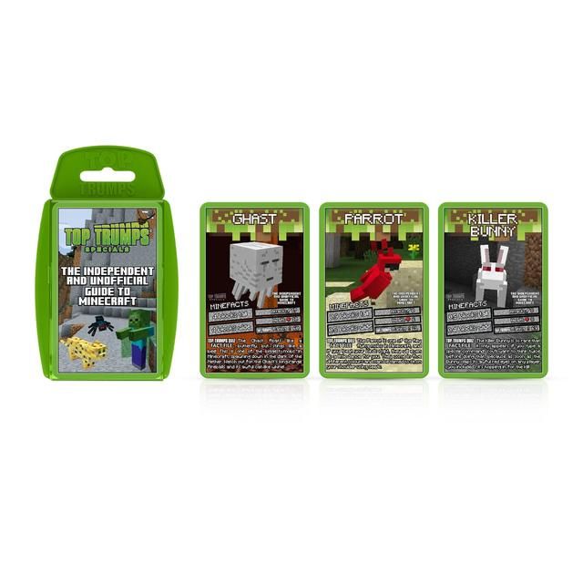 Independent and Unofficial Guide to Minecraft Top Trumps Specials Card Game GOODS M&S   