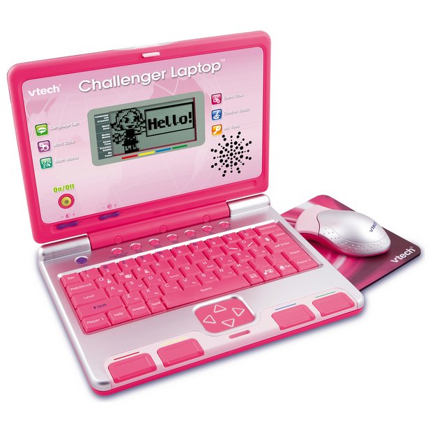 Vtech Challenger Laptop Pink educational toy - British product