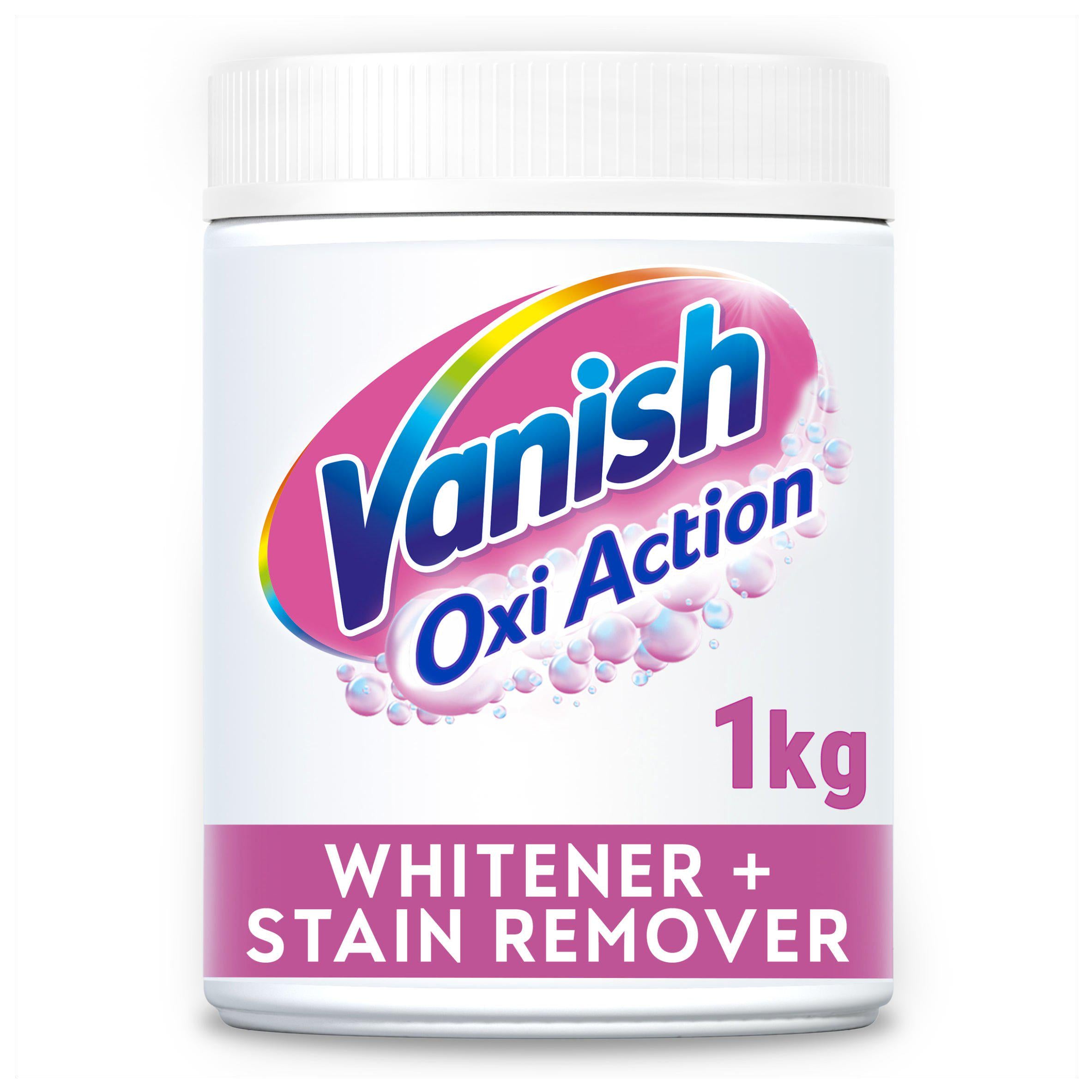 Vanish Oxi Action Laundry Stain Remover Powder White 1kg GOODS Sainsburys   