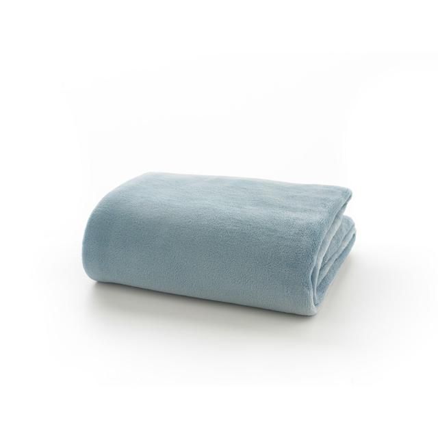 Deyongs Snuggle Touch Throw Blue GOODS M&S   