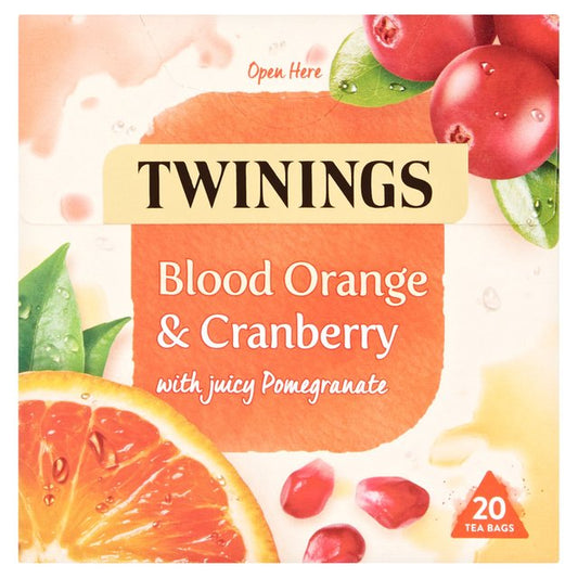 Twinings Blood Orange & Cranberry Fruit Tea   20 per pack