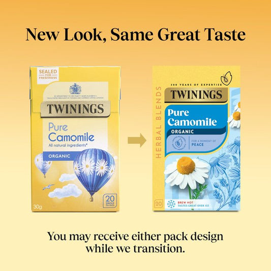 Twinings Organic Camomile Tea   20 per pack