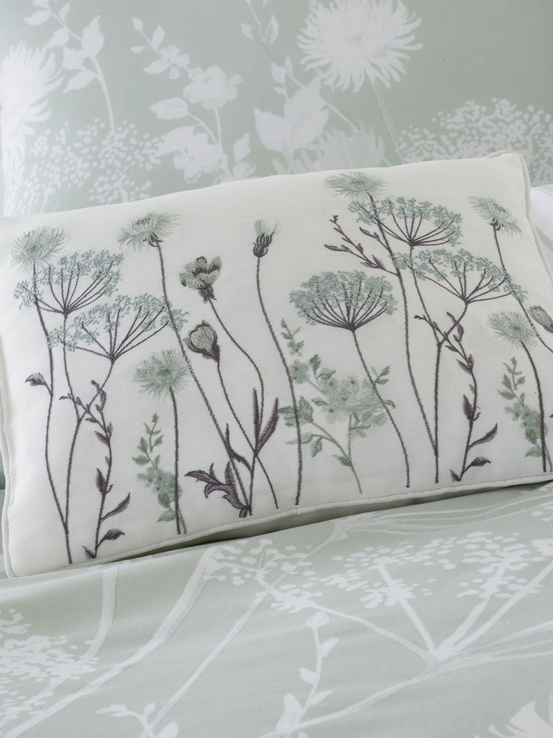 Catherine Lansfield Grey/White Meadowsweet Cushion 30x40cm
