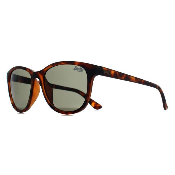 Superdry women's matte tortoise green sunglasses - British product