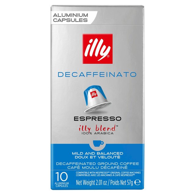 illy Decaffeinated Espresso Capsules   10 per pack GOODS M&S   