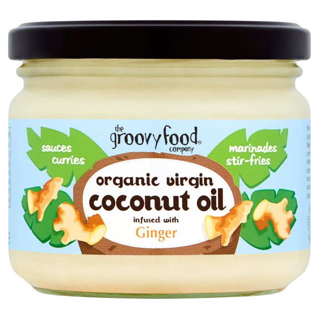 Virgin Coconut Oil Infused with Ginger   283ml GOODS M&S   