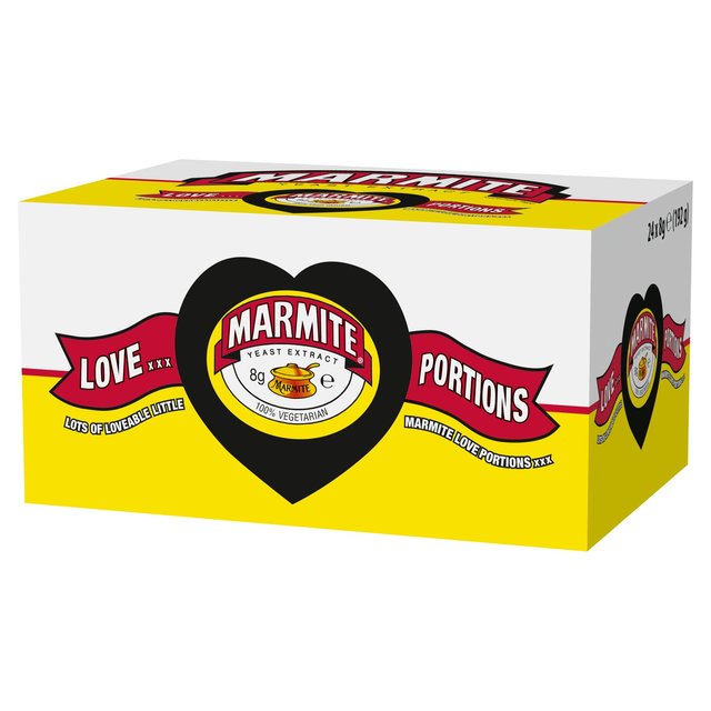 Marmite Yeast Extract Love Portions Spread   24 x 8g