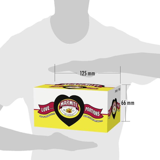 Marmite Yeast Extract Love Portions Spread   24 x 8g