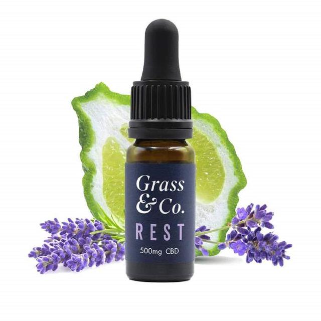 Grass & Co. Rest CBD Consumable Oil 500mg    10ml