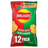 Walkers Ready Salted Salt & Vinegar Variety Multipack Crisps   12 per pack GOODS M&S   