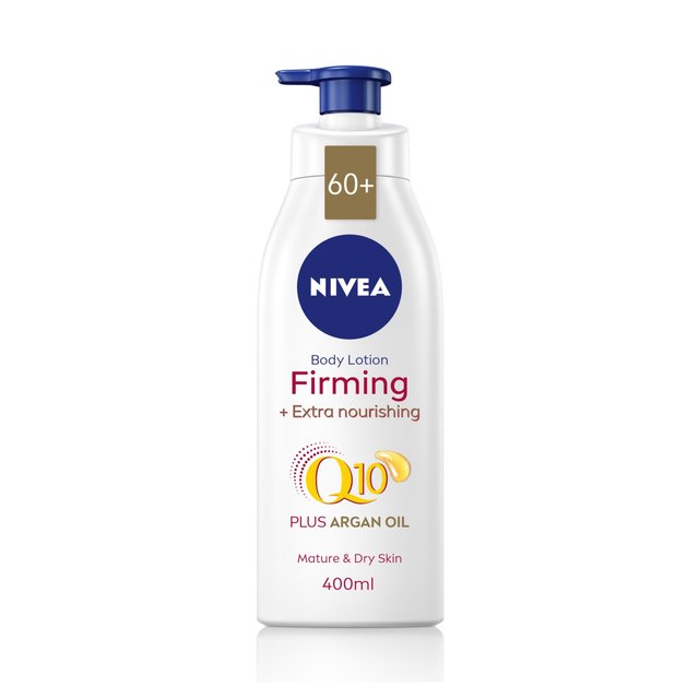 NIVEA Q10 Firming Body Lotion with Argan Oil for Mature 60+ Skin    400ml