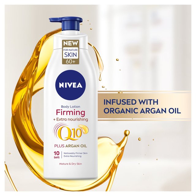 NIVEA Q10 Firming Body Lotion with Argan Oil for Mature 60+ Skin    400ml GOODS M&S   