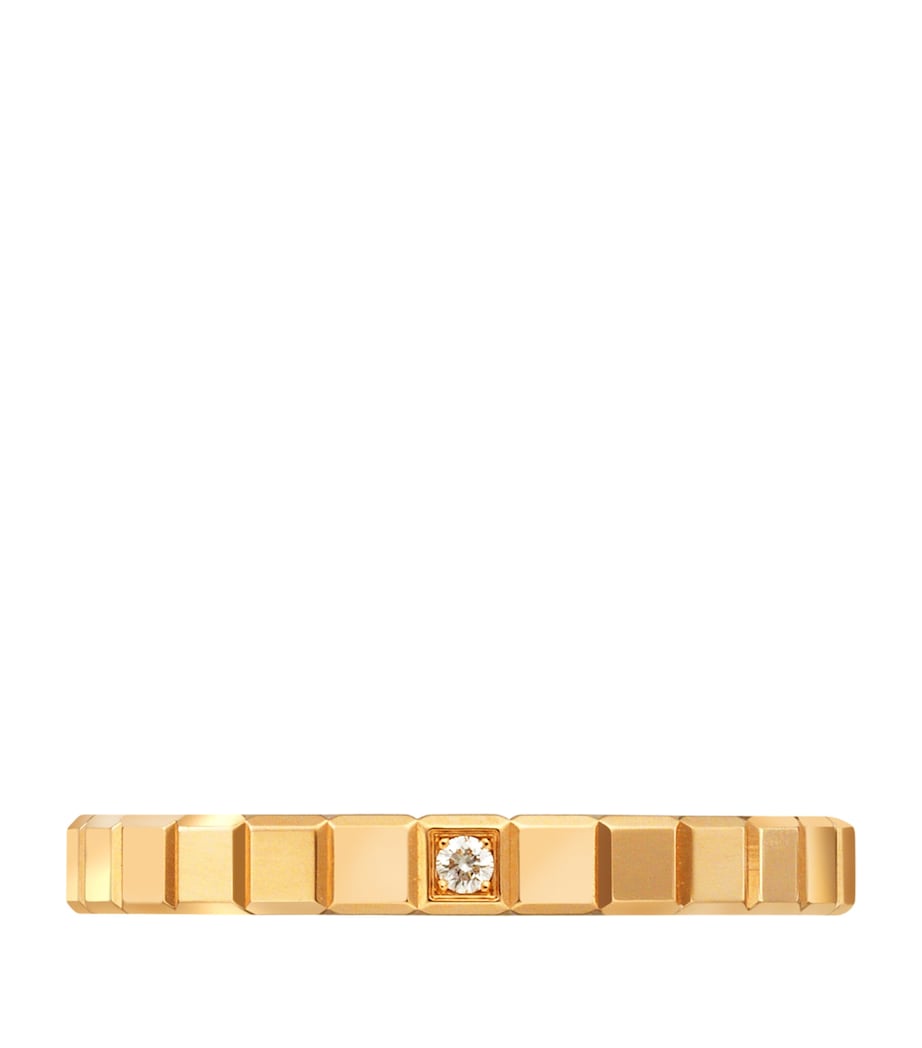 Chopard Ice Cube ring 18kt yellow gold diamonds - British product