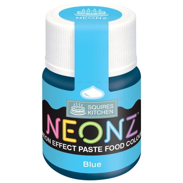 Squires Kitchen Neonz Paste Food Colour Blue   20g