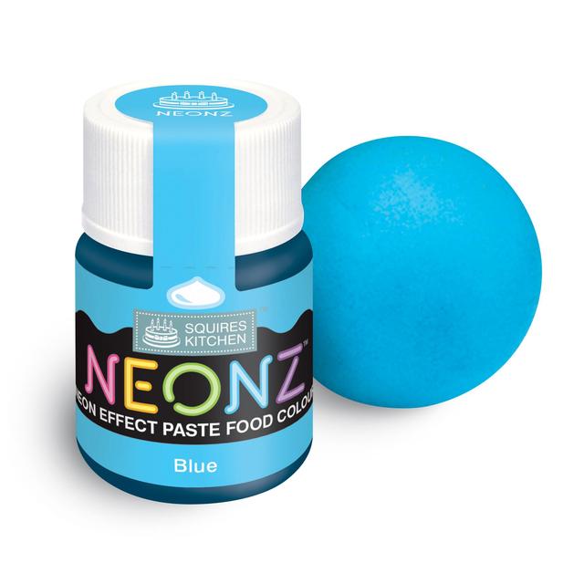 Squires Kitchen Neonz Paste Food Colour Blue   20g