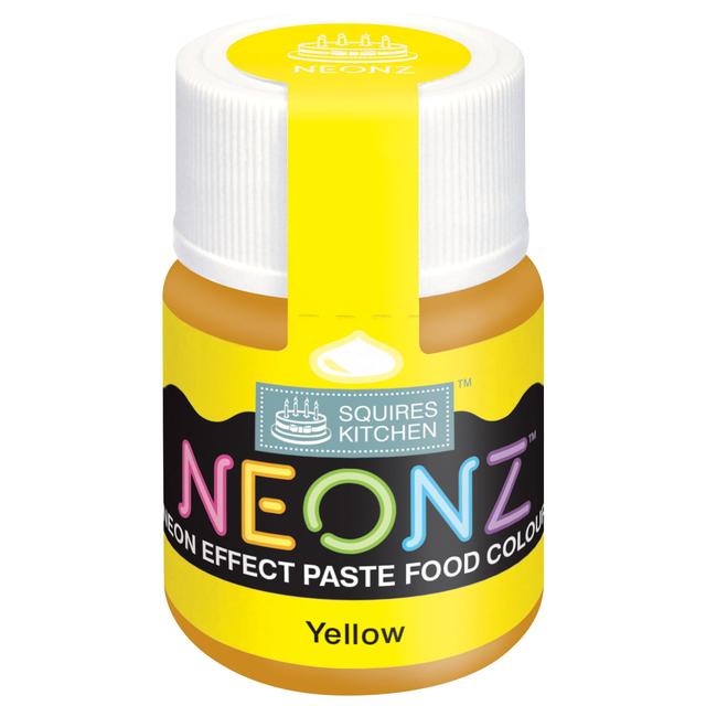 Squires Kitchen Neonz Paste Food Colour Yellow   20g GOODS M&S   