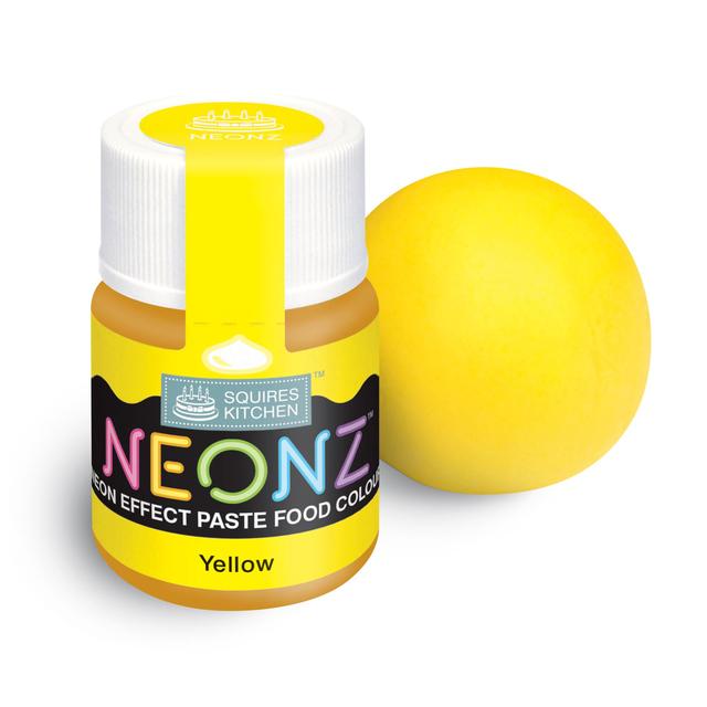 Squires Kitchen Neonz Paste Food Colour Yellow   20g GOODS M&S   