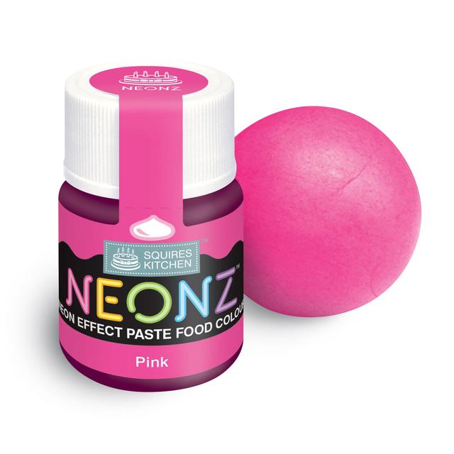 Squires Kitchen Neonz Paste Food Colour Pink   20g GOODS M&S   